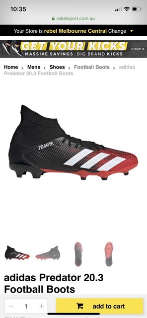 rebel sport adidas predator